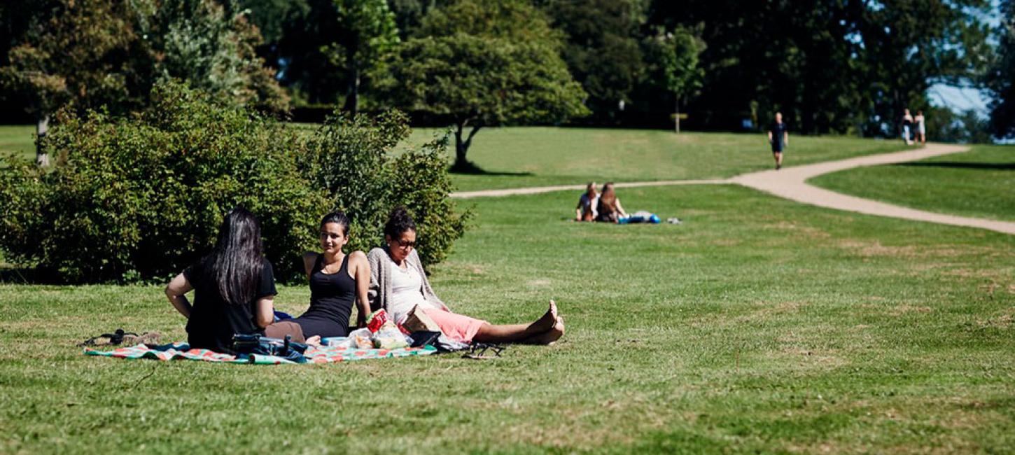 Veninder i Mindeparken i Aarhus