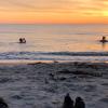 Vinterbadning ved Grenaa Strand på Djursland