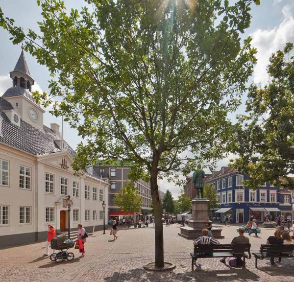 Rådhustorvet i Randers